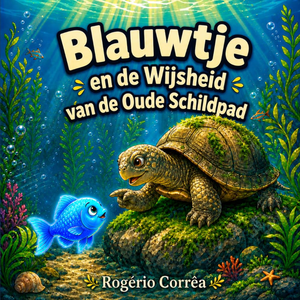 Blauwtje en de Wijsheid van de Oude Schildpad: Een hartverwarmend verhaal over emotionele intelligentie, vriendschap en geduld voor kinderen van 4-8 jaar