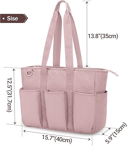 Miniatura 6 de Fasrom Bolsa de mano para enfermeras de trabajo, bolsa clínica para estudiantes de enfermería y personal de atención médica en el hogar, rosa (solo