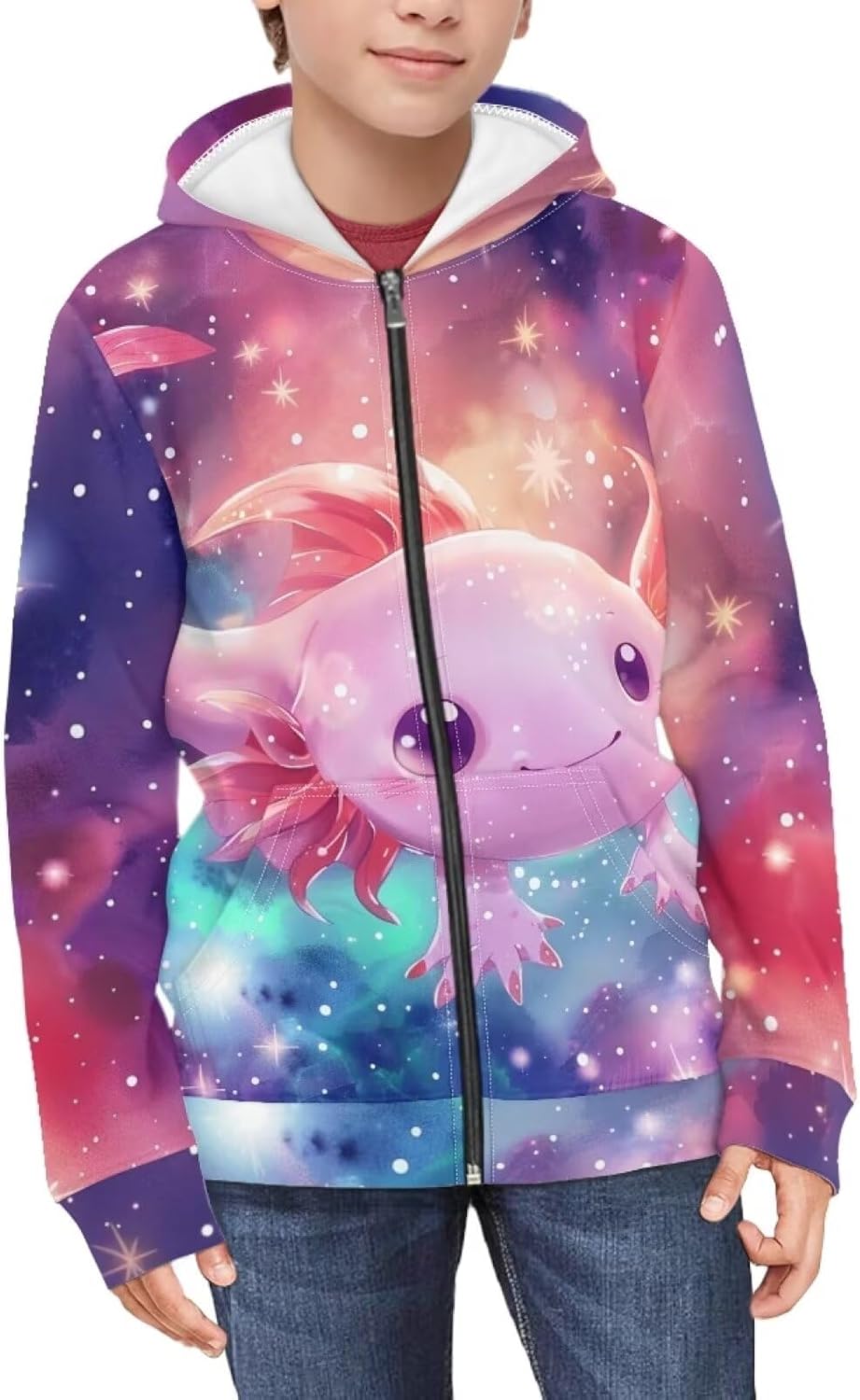 Ystardream Cute Zip Up Hoodies for Teen Girls Graphic Fall Clothes Sweatshirts 6-16 Y - Image 5