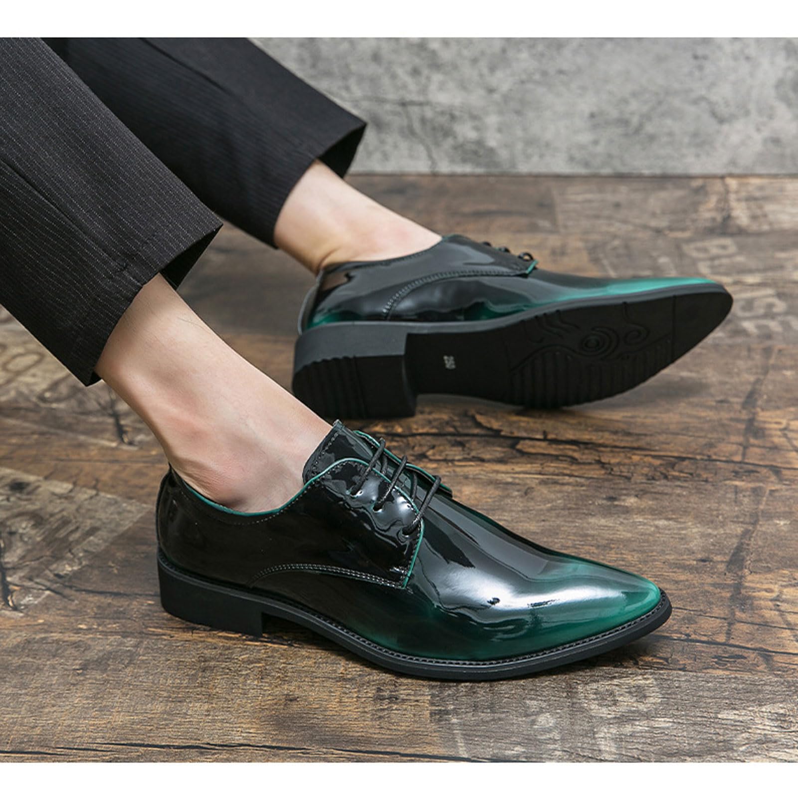 Herren Oxford Schuhe Mit Rutschfester Sohle Für Business Casual, Büro, Hochzeit Und Abendveranstaltungen