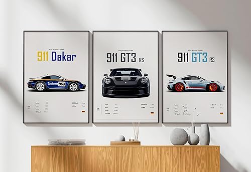 Miniatura 6 de dazongweihan 9 pósteres de súper auto para habitación de niños, arte de pared de automóvil de carreras para hombres y hombres, decoración de pared