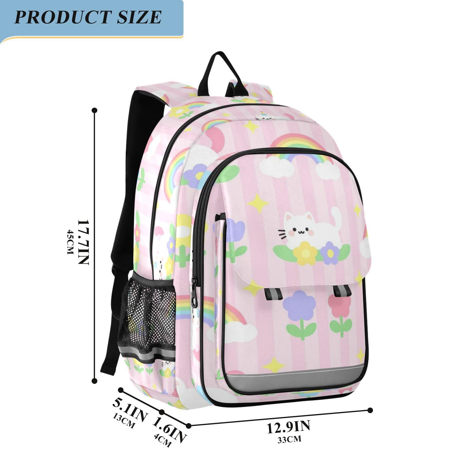 GuoChe Blush Cat jednorożce dziecięcy plecak na co dzień