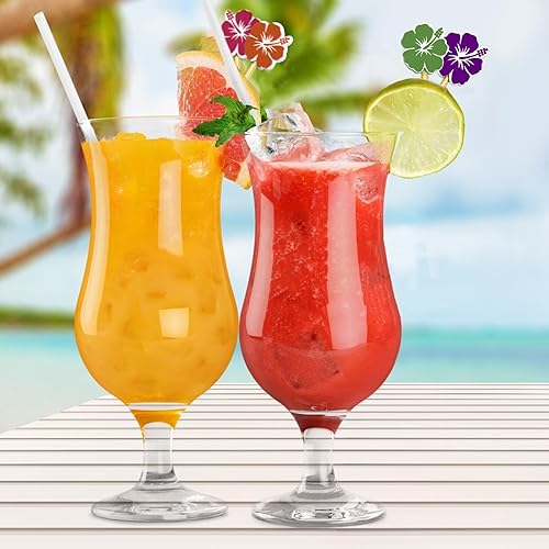 Miniatura 5 de 100 palillos de cóctel de flores, palillos de dientes para aperitivos, brochetas de bambú de 4.7 pulgadas de largo, palillos de cóctel hechos a mano