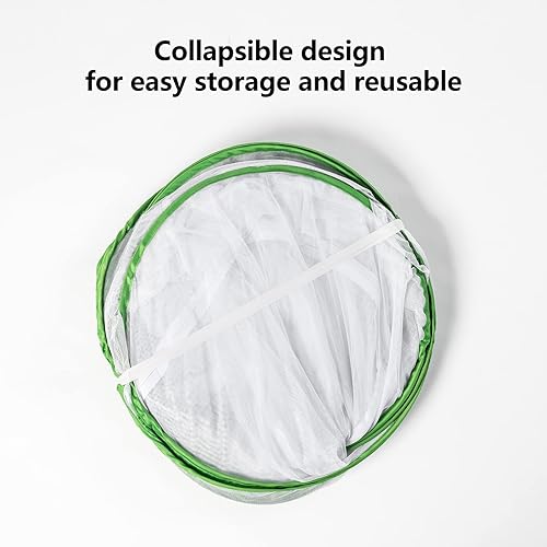 Miniatura 6 de Recinto de malla para plantas de 59 pulgadas, cubierta de malla para plantas para plagas, aves y plagas para frutas, verduras, flores y hierbas,