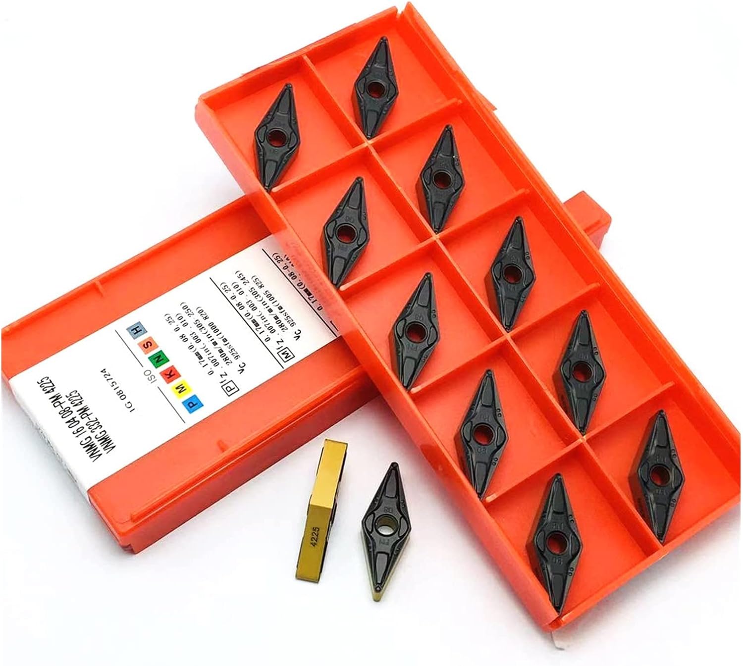 Surface Milling Cutter VNMG160408 PM 4225 VNMG160404 PM 4225 Carbide Tool Indexable Metal Original CNC Turning Tool VNMG160404 PM4225 (Color : VNMG160404 PM 4225, Shank Diameter : 10PCS(1box))