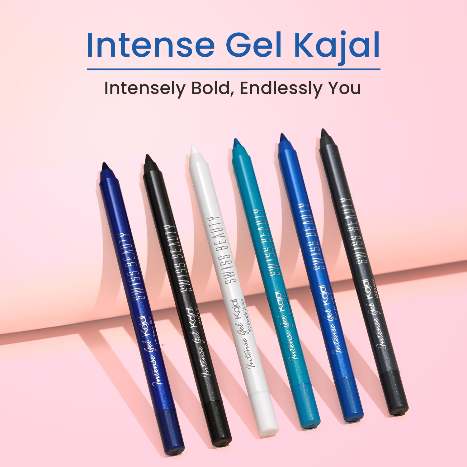 Swiss Beauty Intense Gel Kajal with Sharpener | 12-Hour Stay | Waterproof | Smudge-Proof | Creamy Texture | Highly Pigmented | Multi-Use Eye Pencil | 1.2g, Shade- Smoky 11 71 FeXDycsL. SL1500
