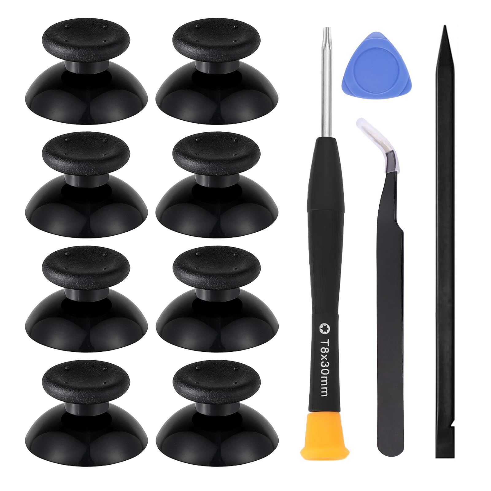 Stick 1個セット Ikpek 8 Pcs Replacement Thumbsticks for Xbox 360 Controller