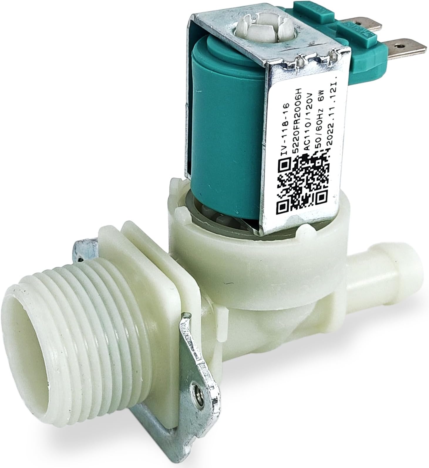 5220FR2006H Washer Water Inlet Valve, Washing Machine Hot Water Valve Assembly Replacement Parts 1268123 5220FR2006L 5220FR2006Q AP4441935 PS3527427