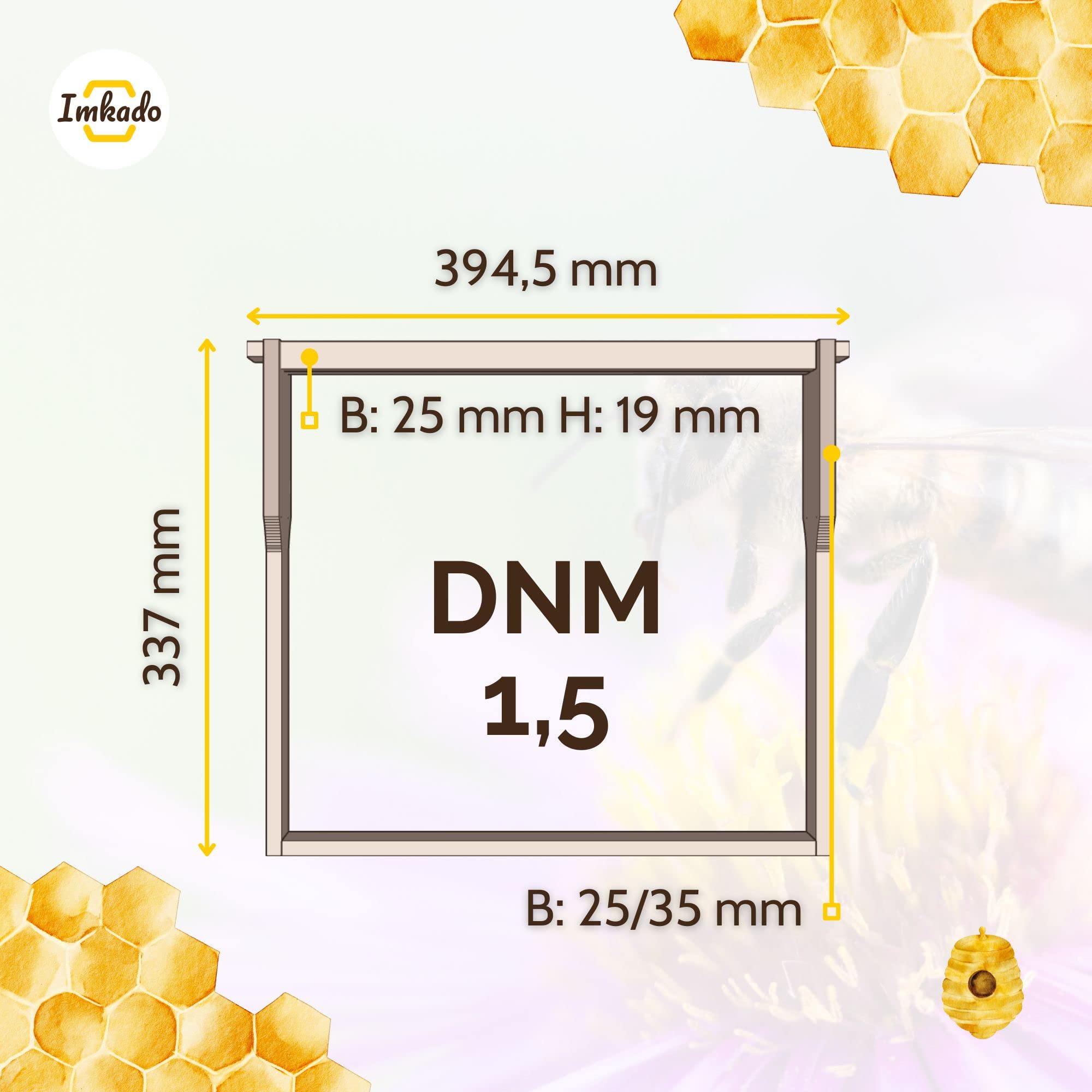 40x DNM 1,5 Rähmchen, Hoffmann Seitenteile, modifizierter Oberträger