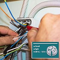 Vista 6 de Sintuff 120 unidades de 38 pulgadas - 12 pulgadas. Conector a granel de botón no metálico a presión, conector de cable NM, accesorios de conducto