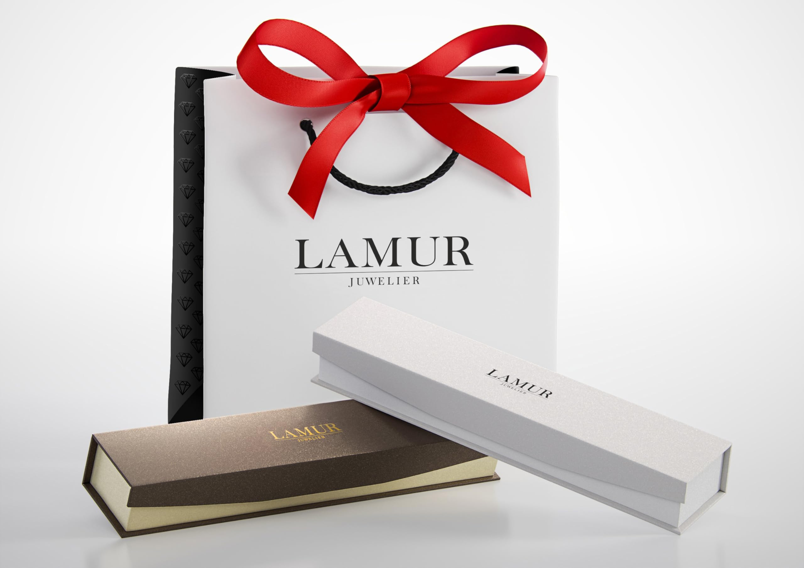 LAMUR Armband damen gold, Armband aus 585er-Gold, Modernes Goldarmband für Damen, Damenschmuck