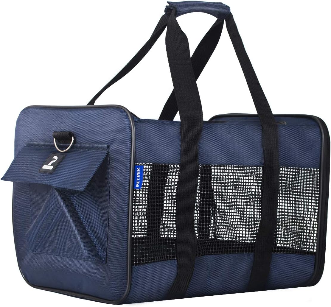 CW-128 Pet Carrier Dogs Cats Soft Sided Carrier, Carrying Handbag for Outdoor Travel Walking Hiking