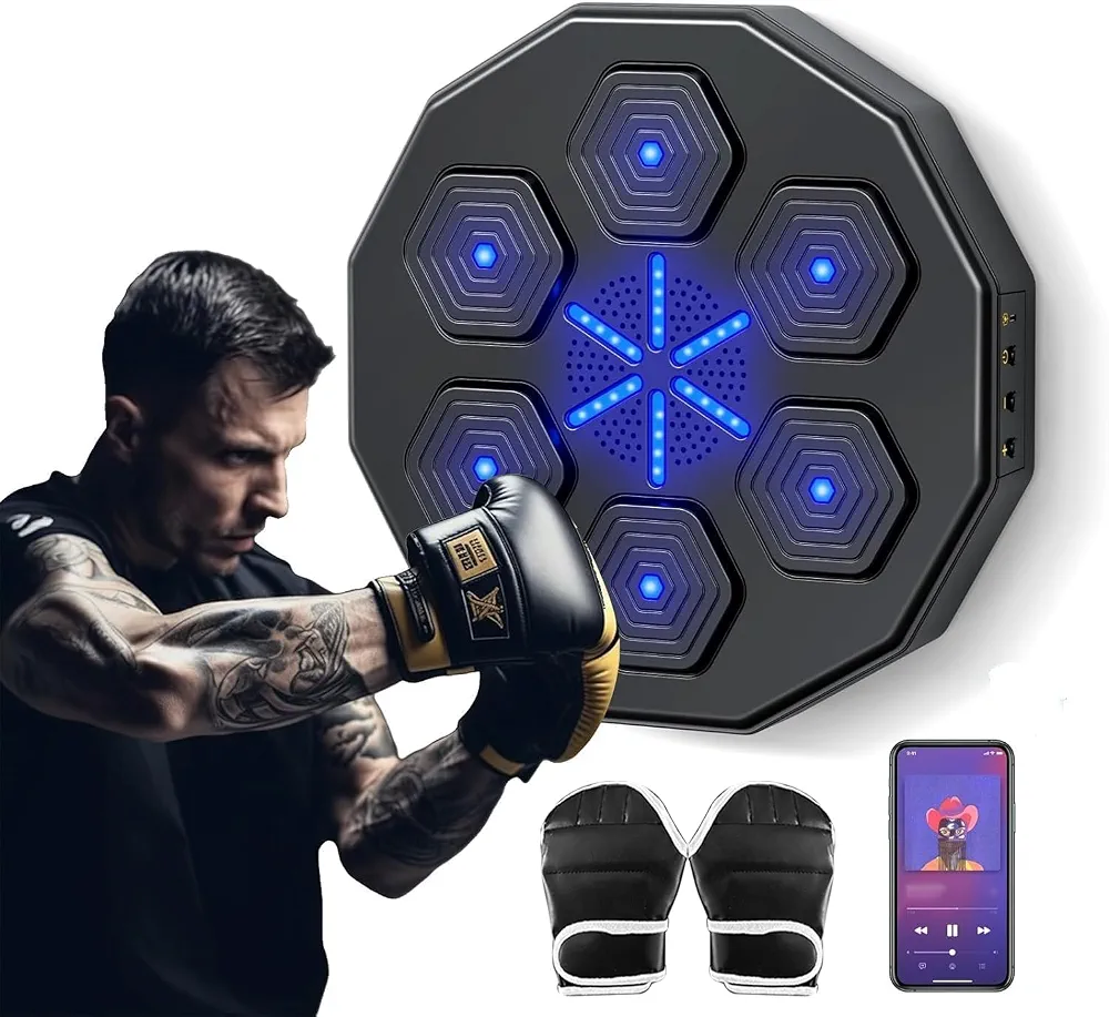 Starpro Bouclier De Frappe Et Patte D'Ours Boxe - Cuir Synthétique Triple Vinyle Entraînement MMA Muay Thai