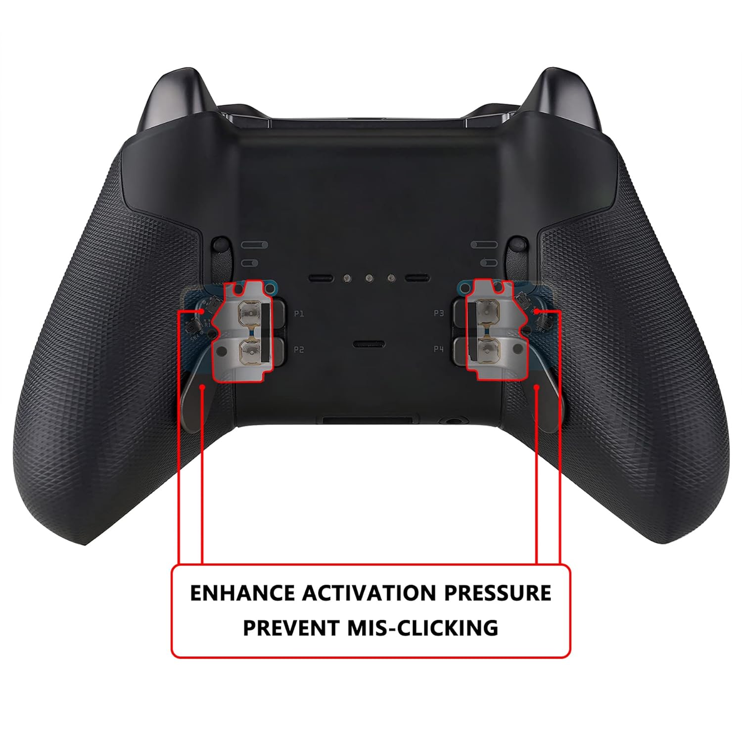 eXtremeRate Back Paddle Enhancement Metal Pad Kits for Xbox Elite Series 2, Elite Series 2 Core Controller (Model 1797) - Increase Back Paddles Pressure- Back Paddles NOT Included - Image 4