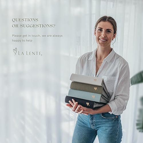 Miniatura 9 de Elegante álbum de fotos de lino, 200 bolsillos sin ácidos para fotos de 4 x 6 pulgadas, perfecto para bodas y regalos