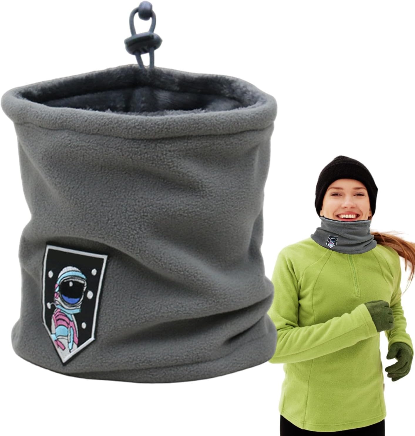 Scaldacollo In Pile Sciarpa Invernale Antivento Per Uomo Donna - Foto 6