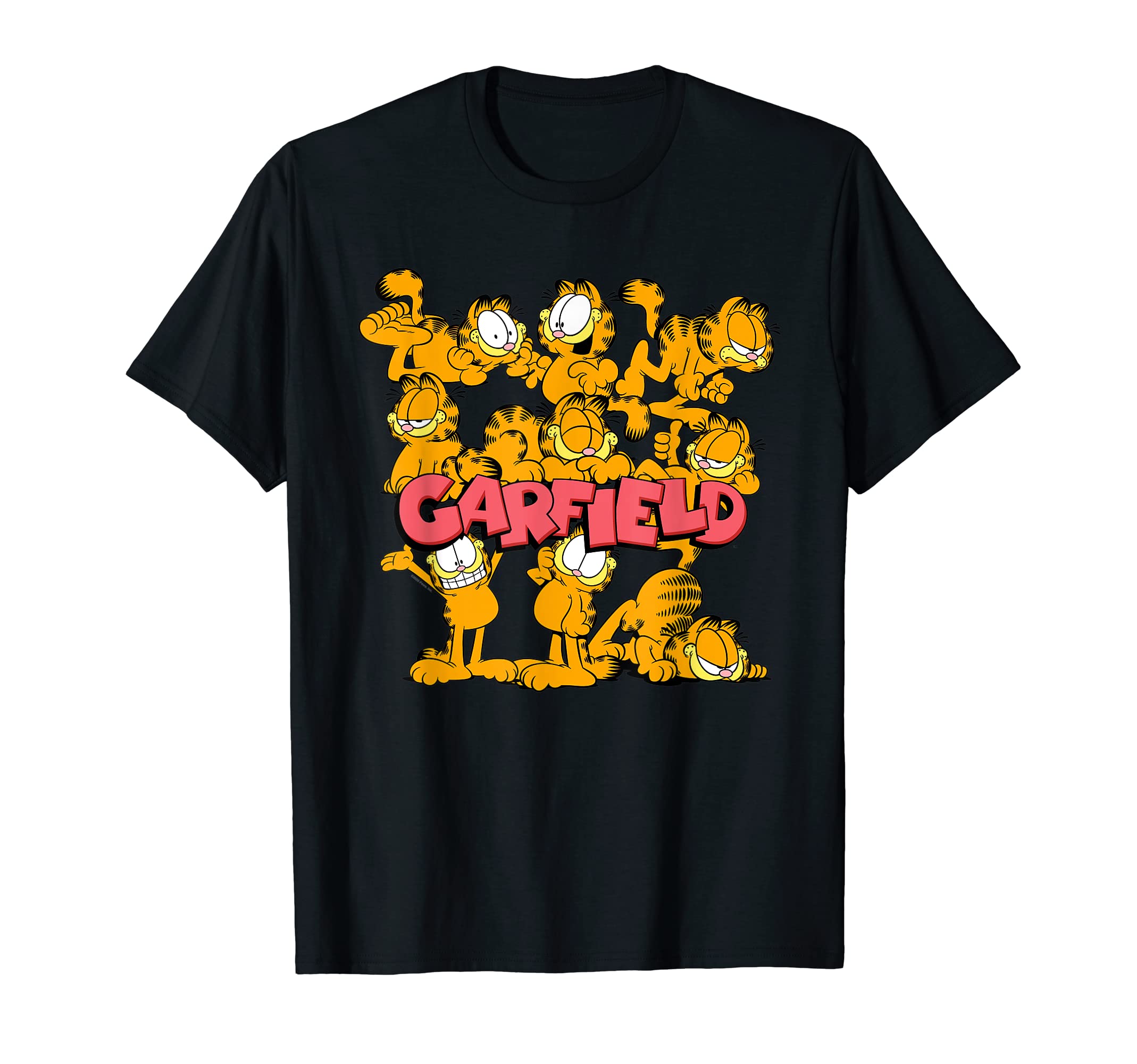 Garfield Multiple Poses T-ShirtOEKO-TEX STANDARD 100