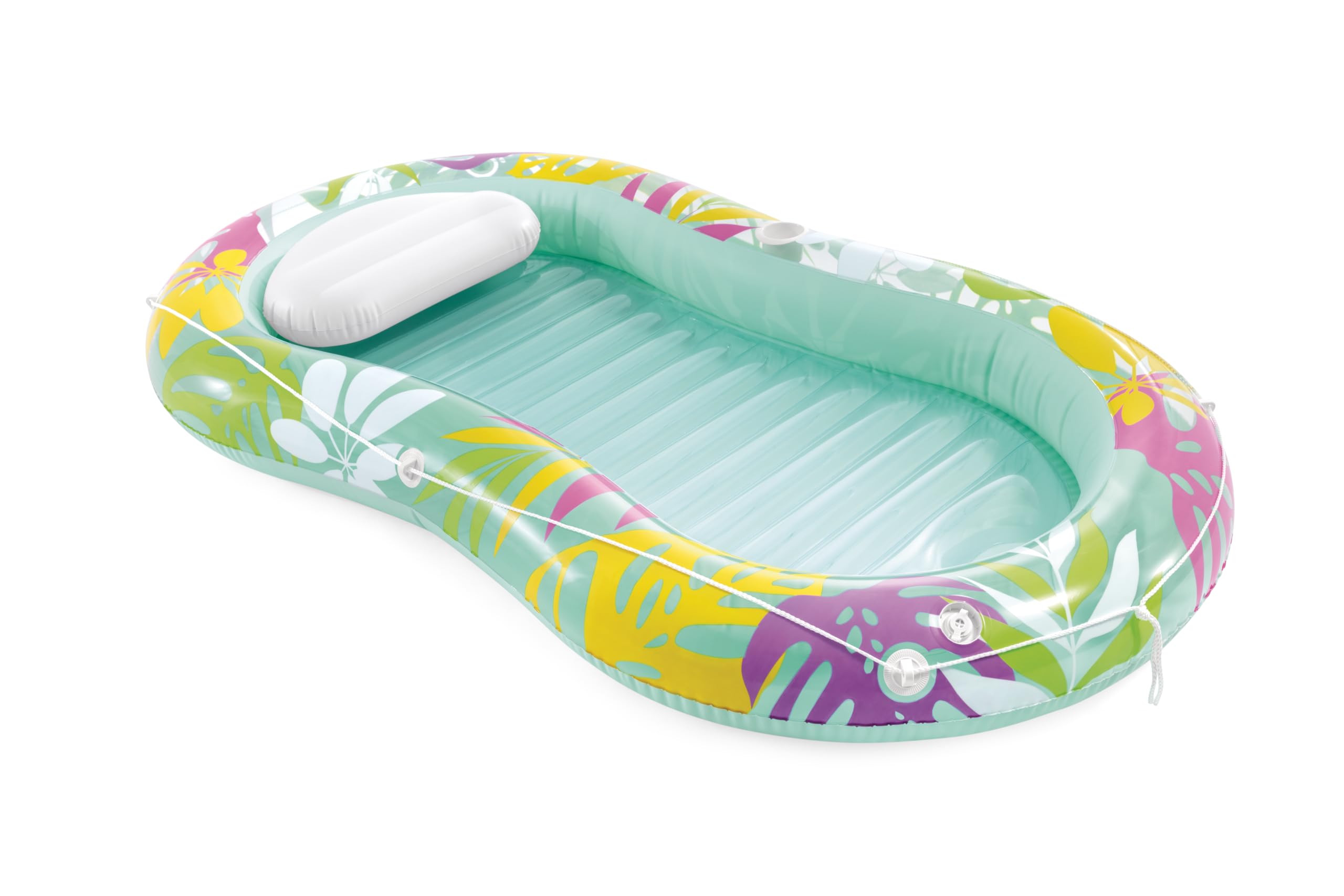 Intex Tropical Oasis 57803EU Liegestühle (aufgeblasen, 196 x 112 x 23 cm, unaufgepumpt 206 x 122 cm)