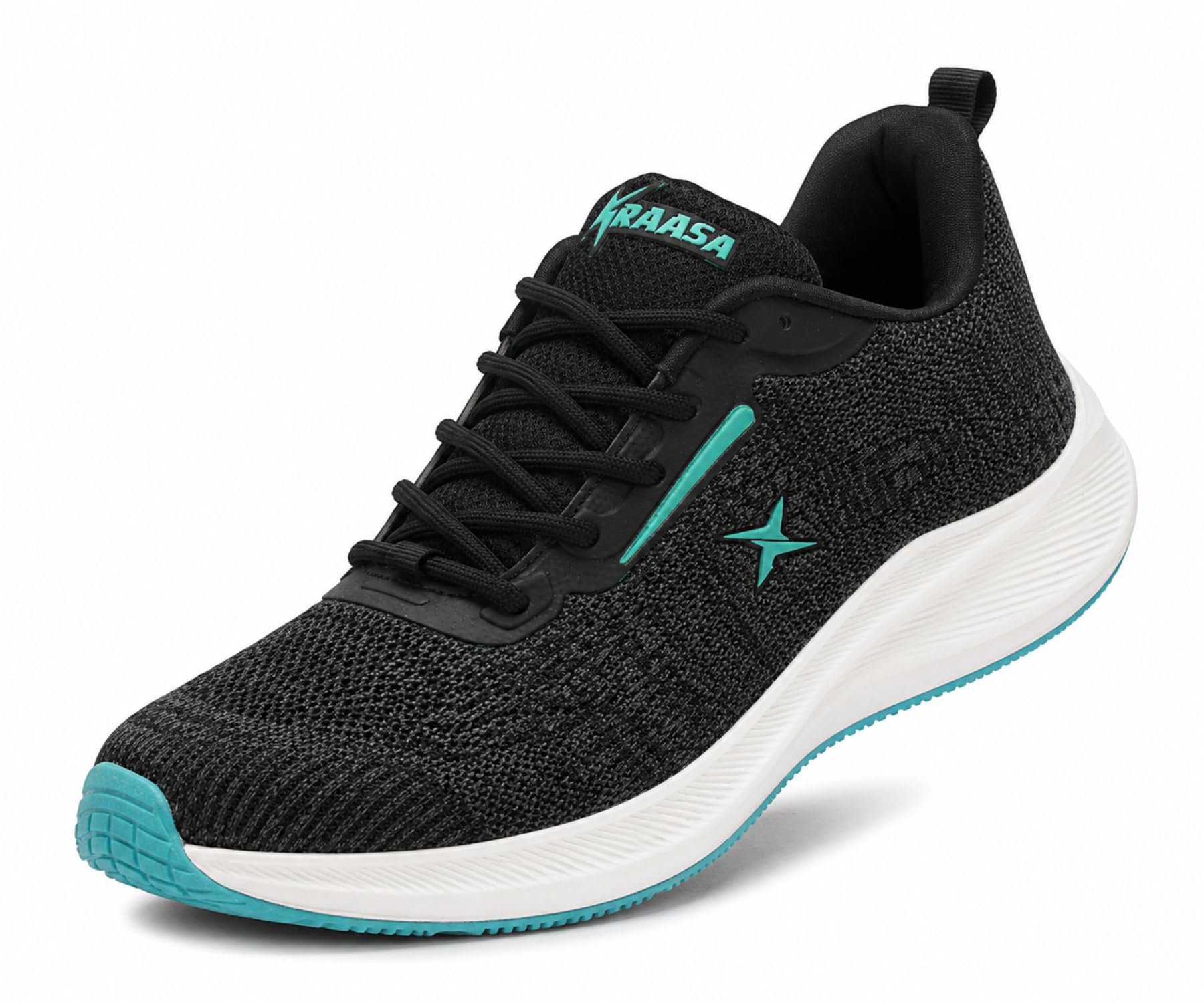 Kraasa Men’s Running Shoes | Breathable Mesh Upper | Lightweight Phylon Sole | Cushioned EVA Insole | Comfortable Sports & Casual Sneakers for Gym, Walking & Daily Use