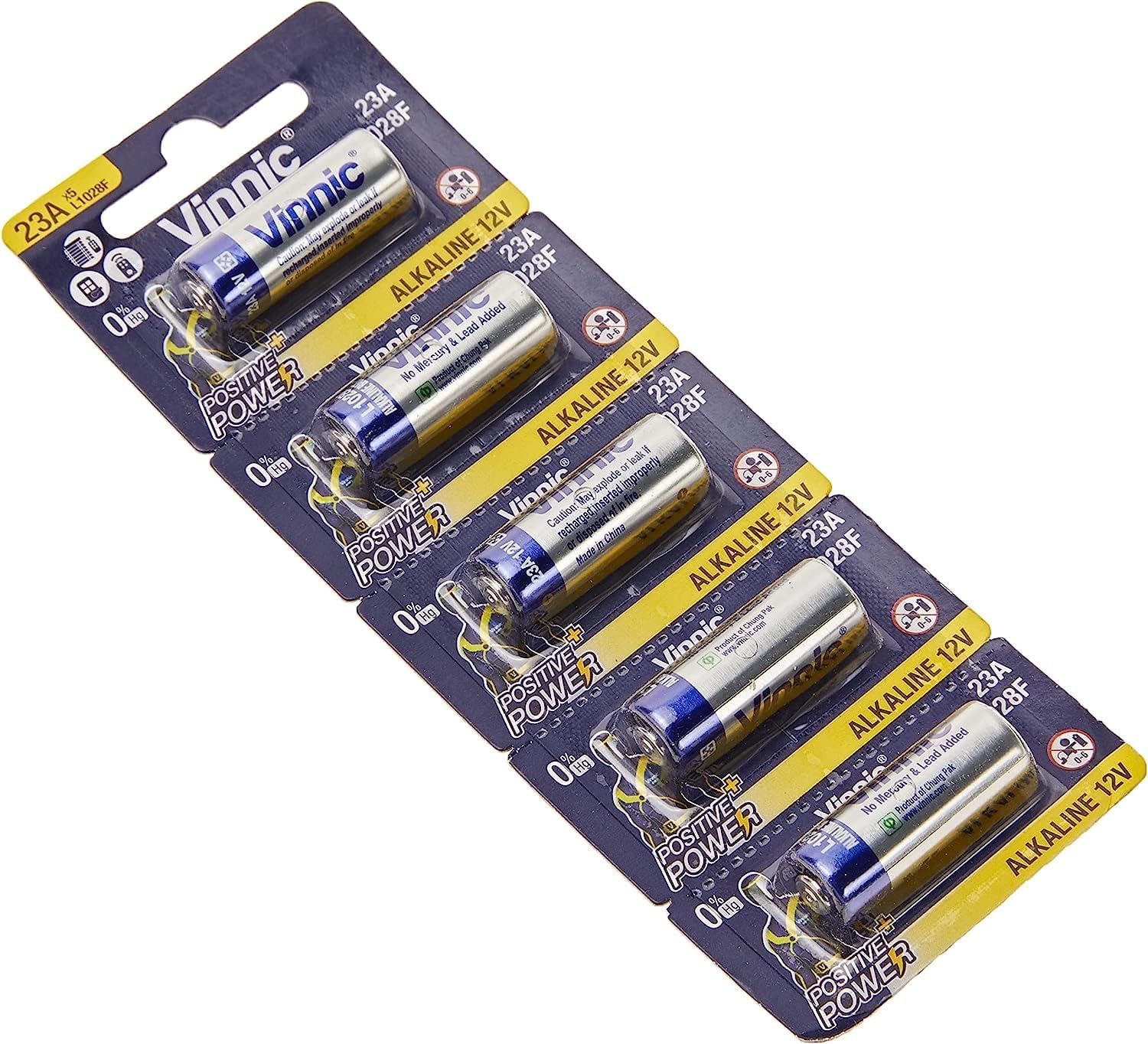 VinnicL1028 Alkaline Cylindrical Battery 23A / MN21-12V