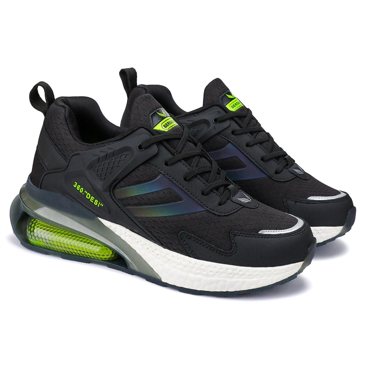 BERSACHE Premium Sports,Gym, Trending, Stylish Running Shoes for Men (Black) (B0CQLVSXQ5) Amazon Price History, Amazon Price Tracker