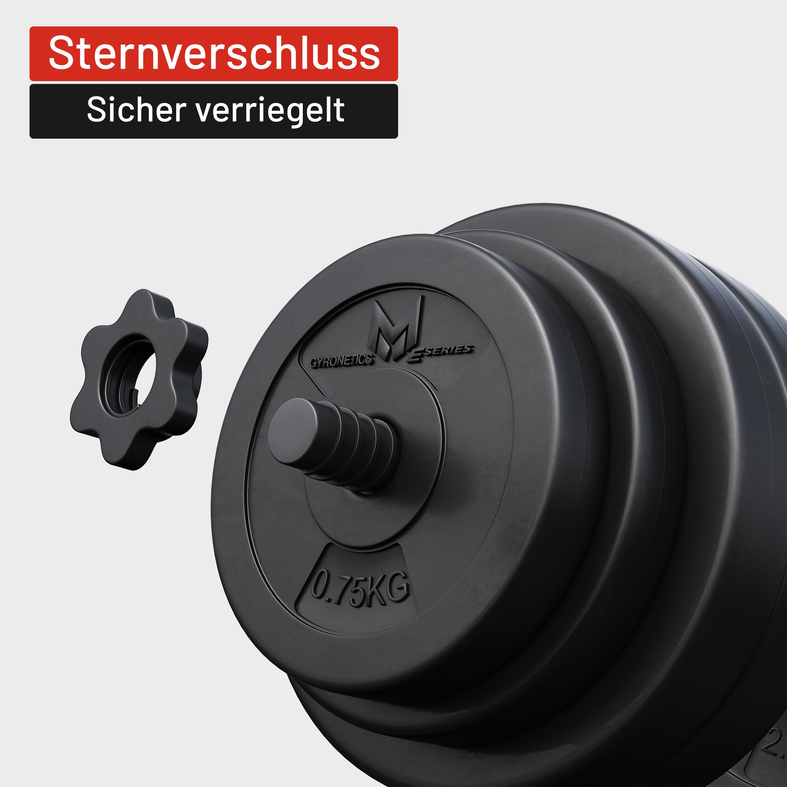 GYRONETICS - Kit Mancuernas E-Series (30 kg)