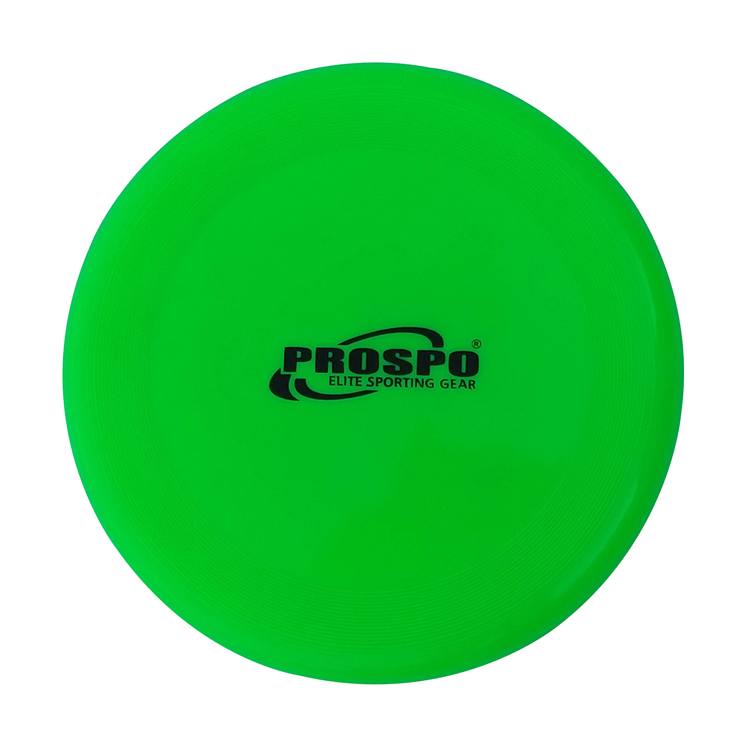 PROSPO 12" Frisbee for Outdoor Sports Games on The Beach, Lake, & Pool, Catching & Throwing Discs, Flying Discs for Kids, Adults, and Dogs, Unbreakable Soft Flexible Plastic