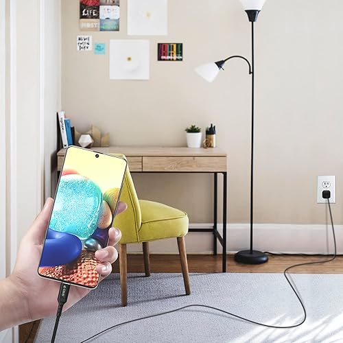 Miniatura 2 de CBUS - Cargador rápido de 20 W + cable trenzado de 10 pies para Motorola Edge, Edge UW, RAZR, Moto G Stylus, Moto G Power, Moto G Play (2023), Moto