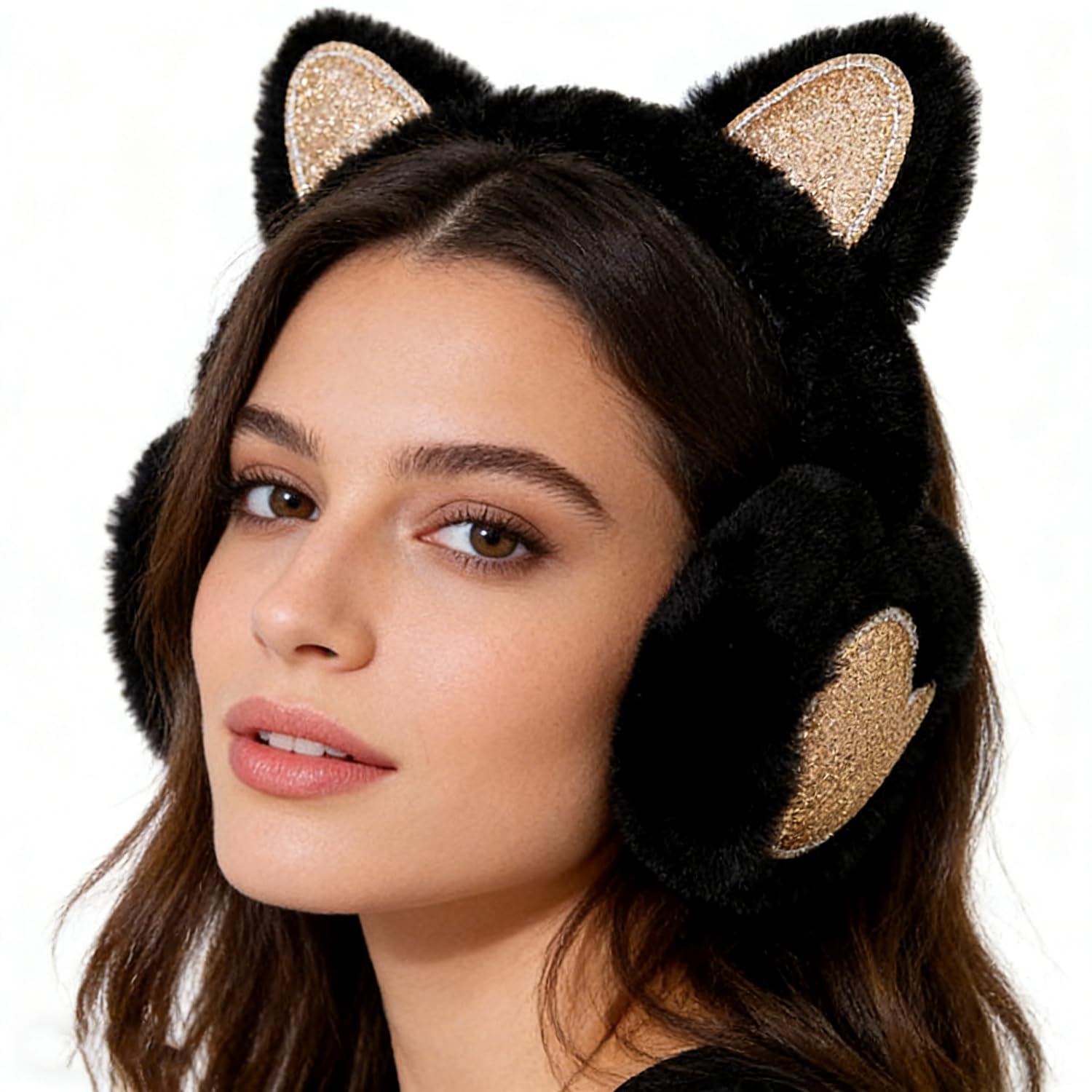 Cache-oreilles en peluche chat isolant pour calmer les maux d'oreilles - 8