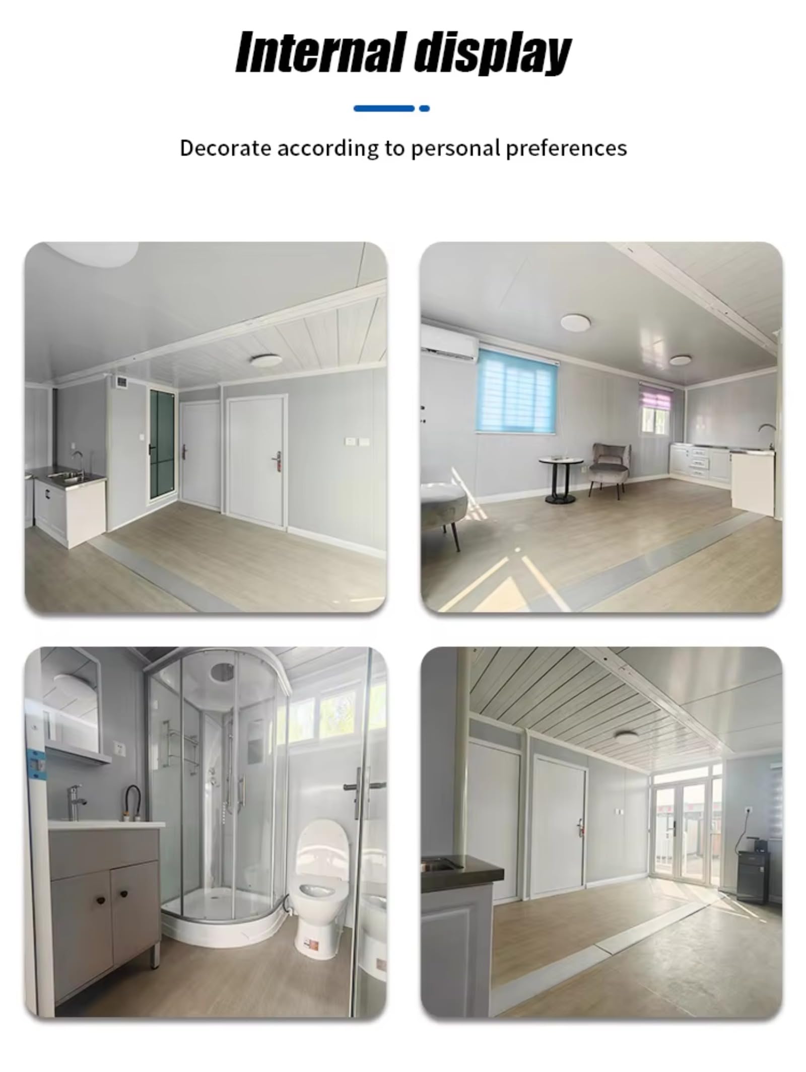 Portable Tiny House 20X20 Feet Expandable Foldable Integrated