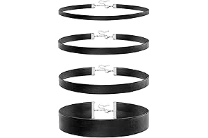 Black Choker Necklace Set for Women