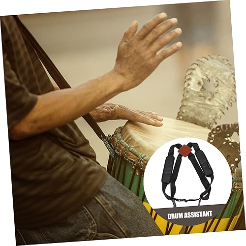 Miniatura 5 de Totority 3 unids African Drum Shoulder Instrumentos Musicales Para Adultos Snare Drum Accesorios Cintas Correa de Tambor Djembe Cordón de Hombro