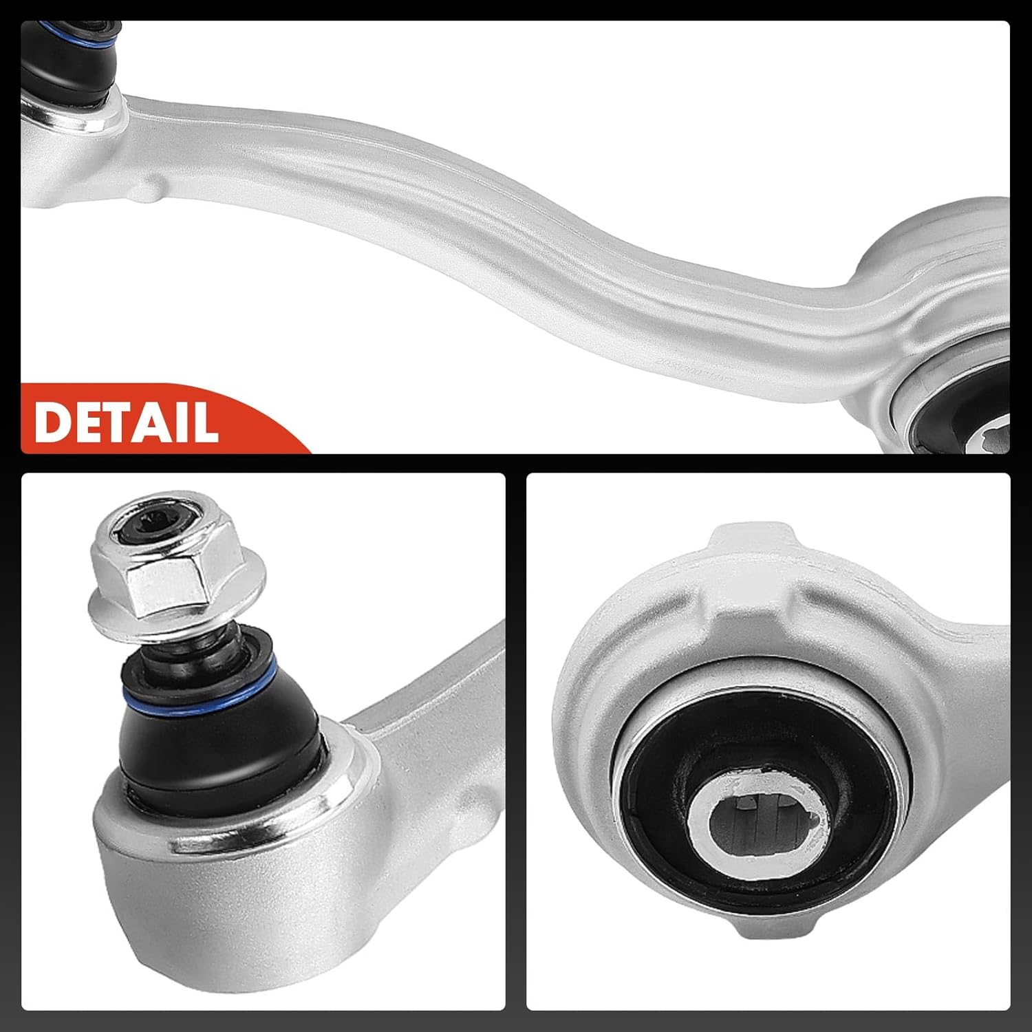 A-Premium Front Right Lower Forward Control Arm, with Ball Joint, Compatible with Mercedes-Benz - 2001-2017 - C230, C250, C300, C350, E350, E400, E550, SLK250, SLK300, SLK350, C63/CLK63/SLK55 AMG