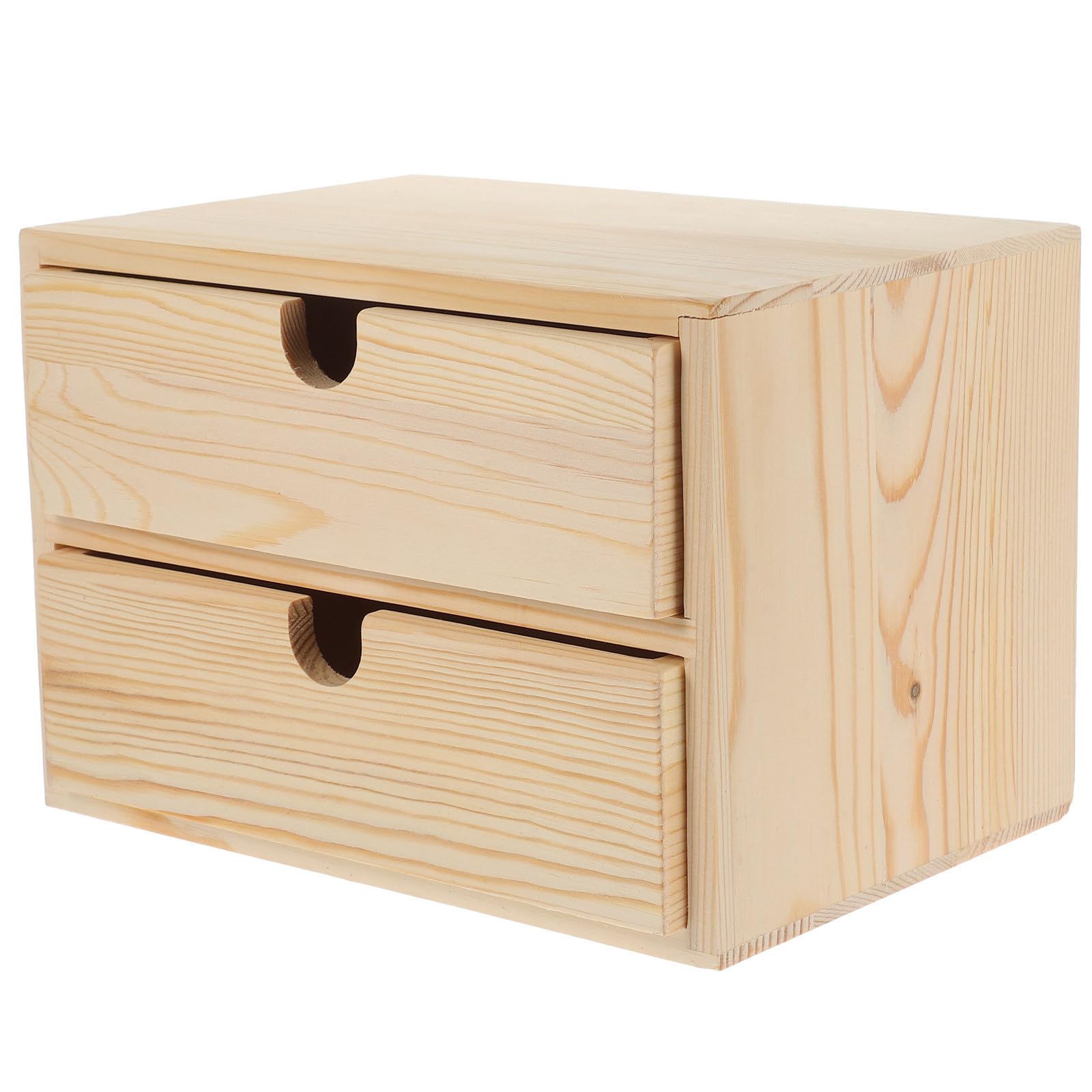 Organiser bureau et maison avec la boîte de rangement multifonction en bois ORFOFE spacieuse