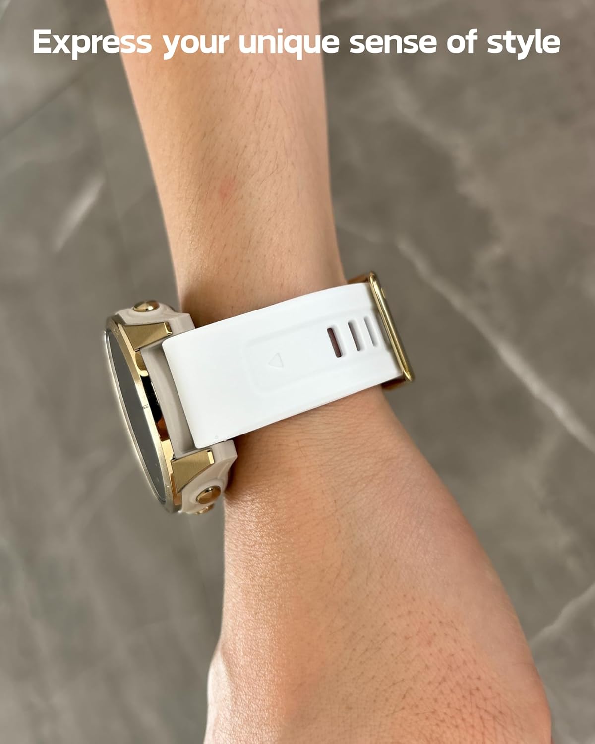 20MM Watch Band for Garmin fenix 5s 6s 7s pro solar Quick fit with light gold buckle soft silicone 20 bands Replacement for garmin epix pro gen 2 42mm Descent Mk2s/3/3i for women - Image 6