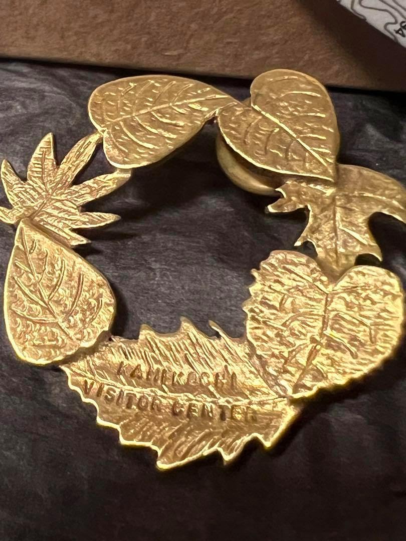 上高地ビジターセンター バッジ mauve