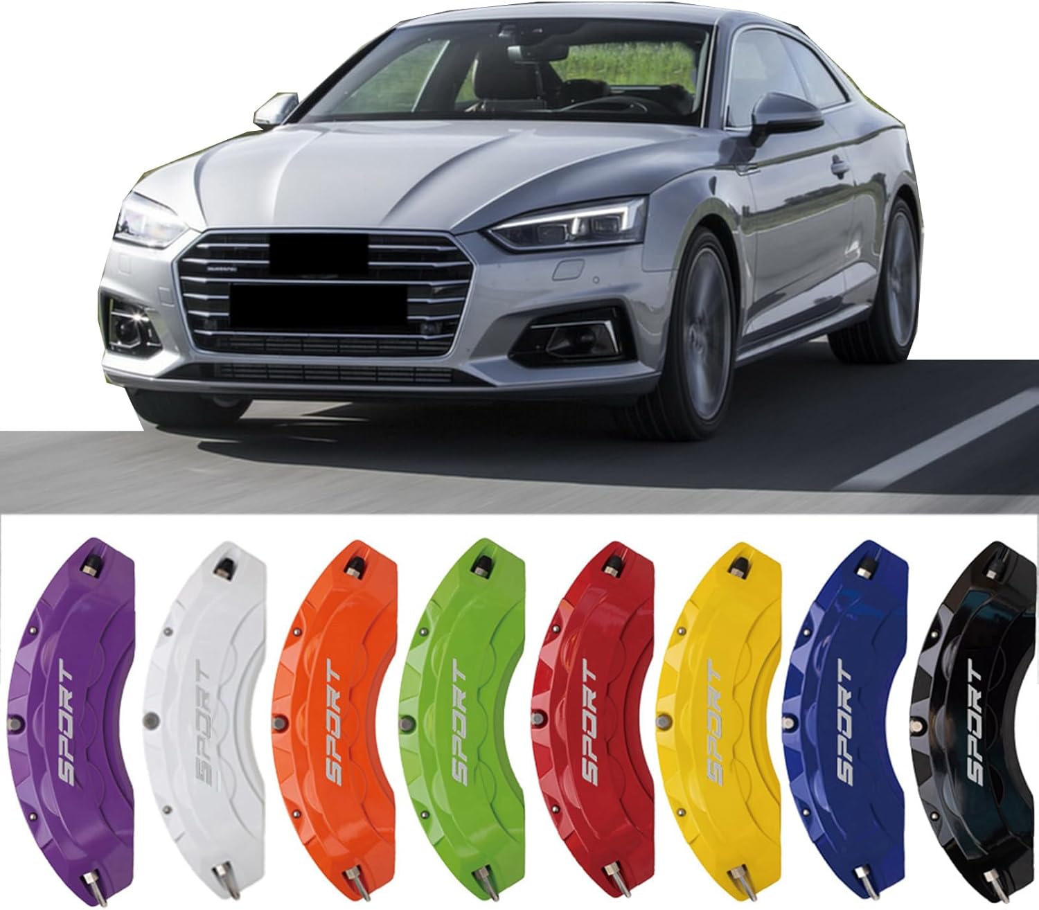 Brake Caliper Covers Compatible for Audi A1 A2 A3 A4/A4L A5