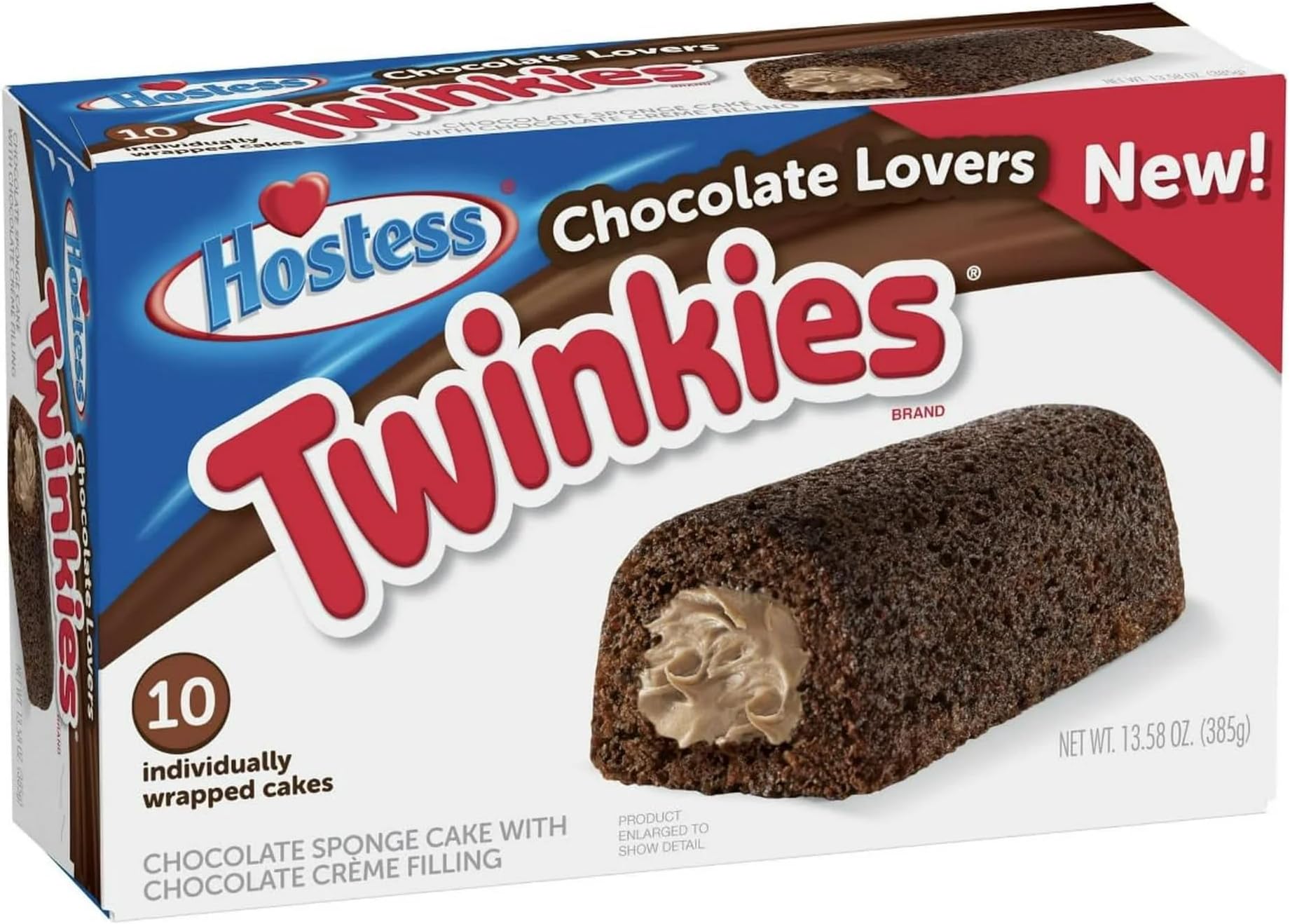 Twinkies, 13.5oz,10 count Box (Chocolate Lovers)