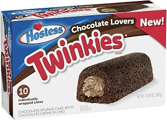 Hostess Twinkies, 13.5oz,10 count Box Chocolate Lovers