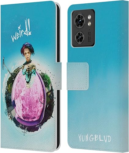 Miniatura 8 de Head Case Designs Officially Licensed Yungblud Face Graphics Leather Book Wallet Case Cover Compatible with Motorola Moto Edge 40