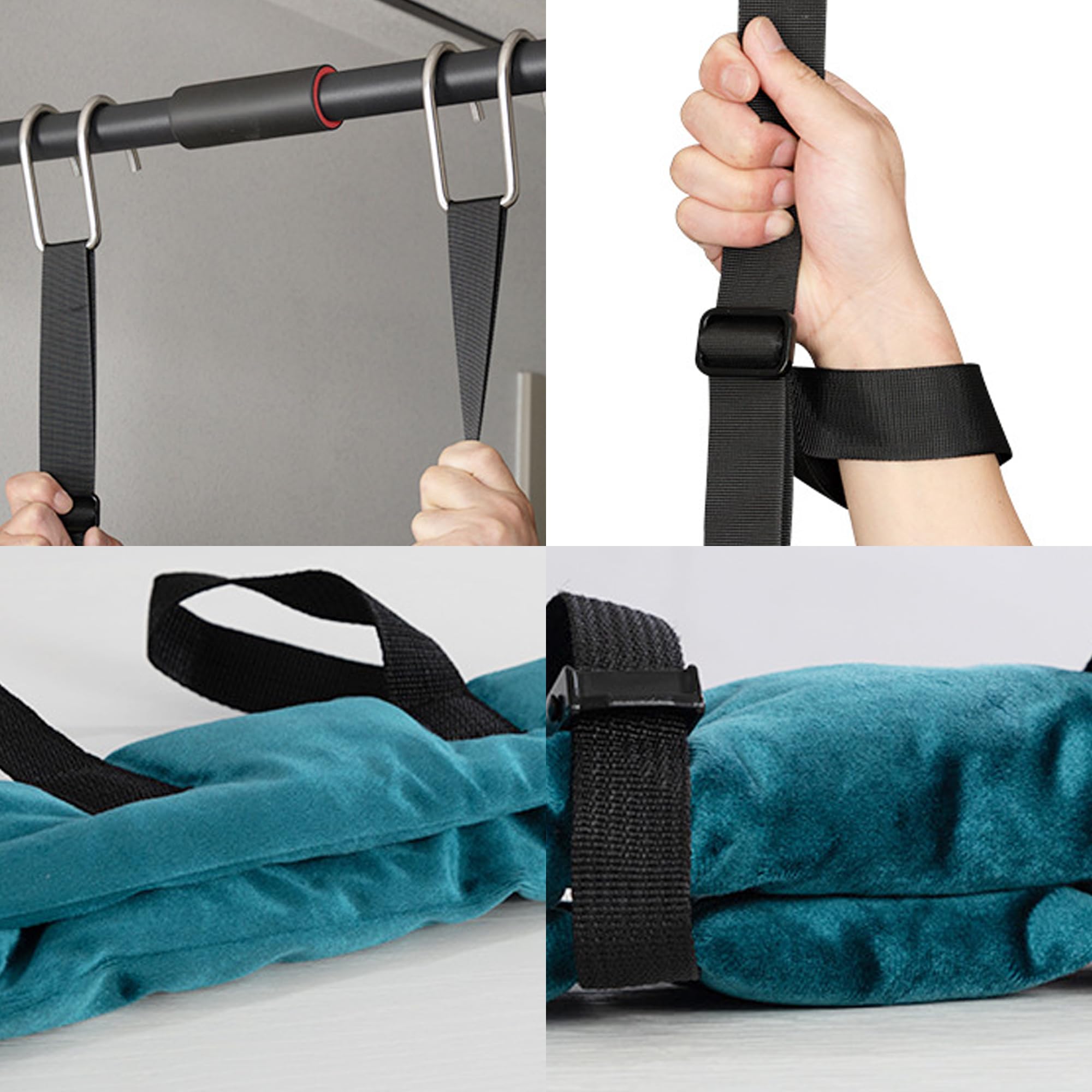 Kopf-Nacken-Massagegerät Nacken-Traktionsgerät Nackenstützgurt Korrektur der Halswirbelsäule Traktions-Aufhängevorrichtung Weiches Dehnungsband Lindert Nackenschmerzen Säulen-Dehnungs-Set