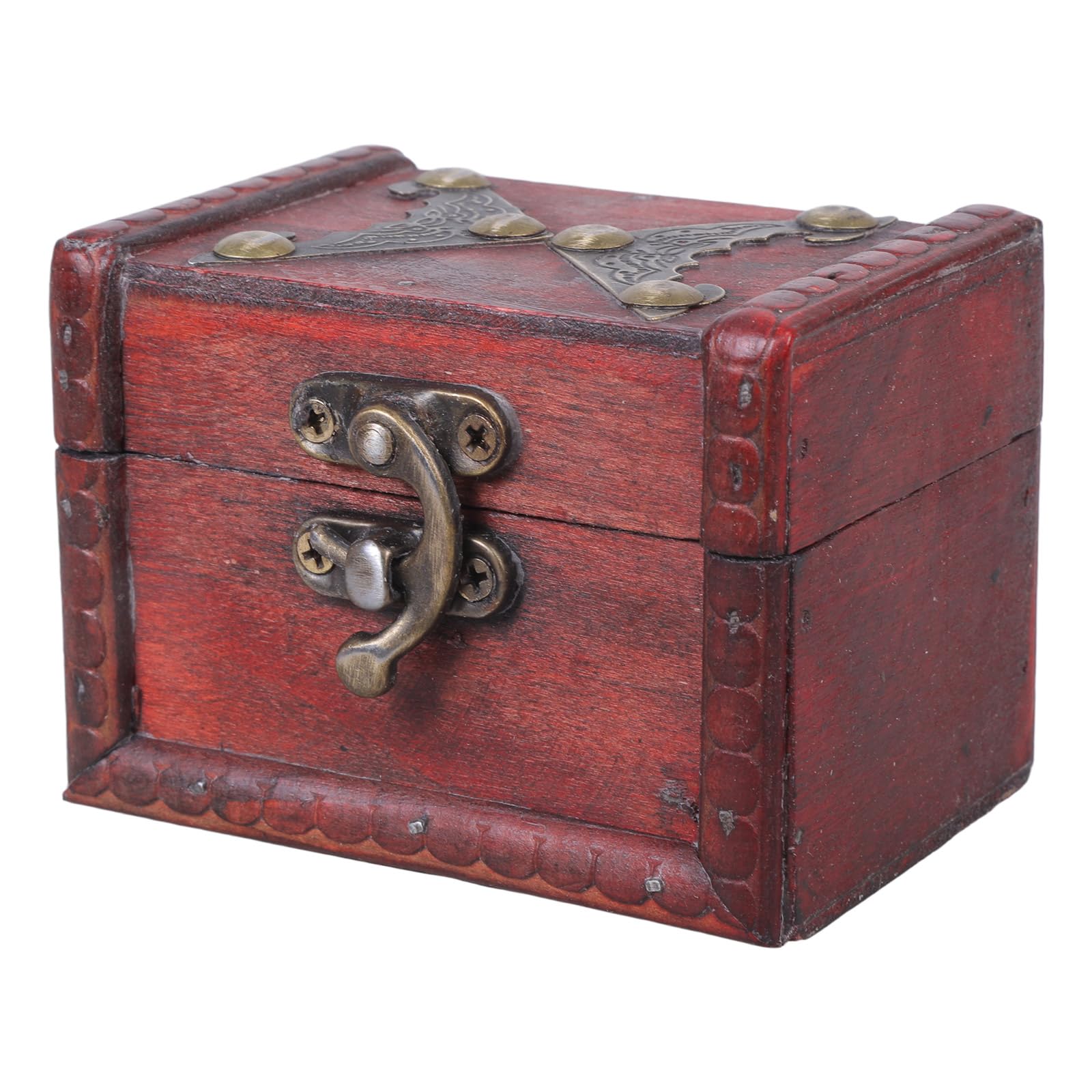 Tsophreniq Themed Security Storage Chest Metal Hardware Large Capacity Organizers for Jewelry Antiques Accessories Classical Homes Decors Storage Container