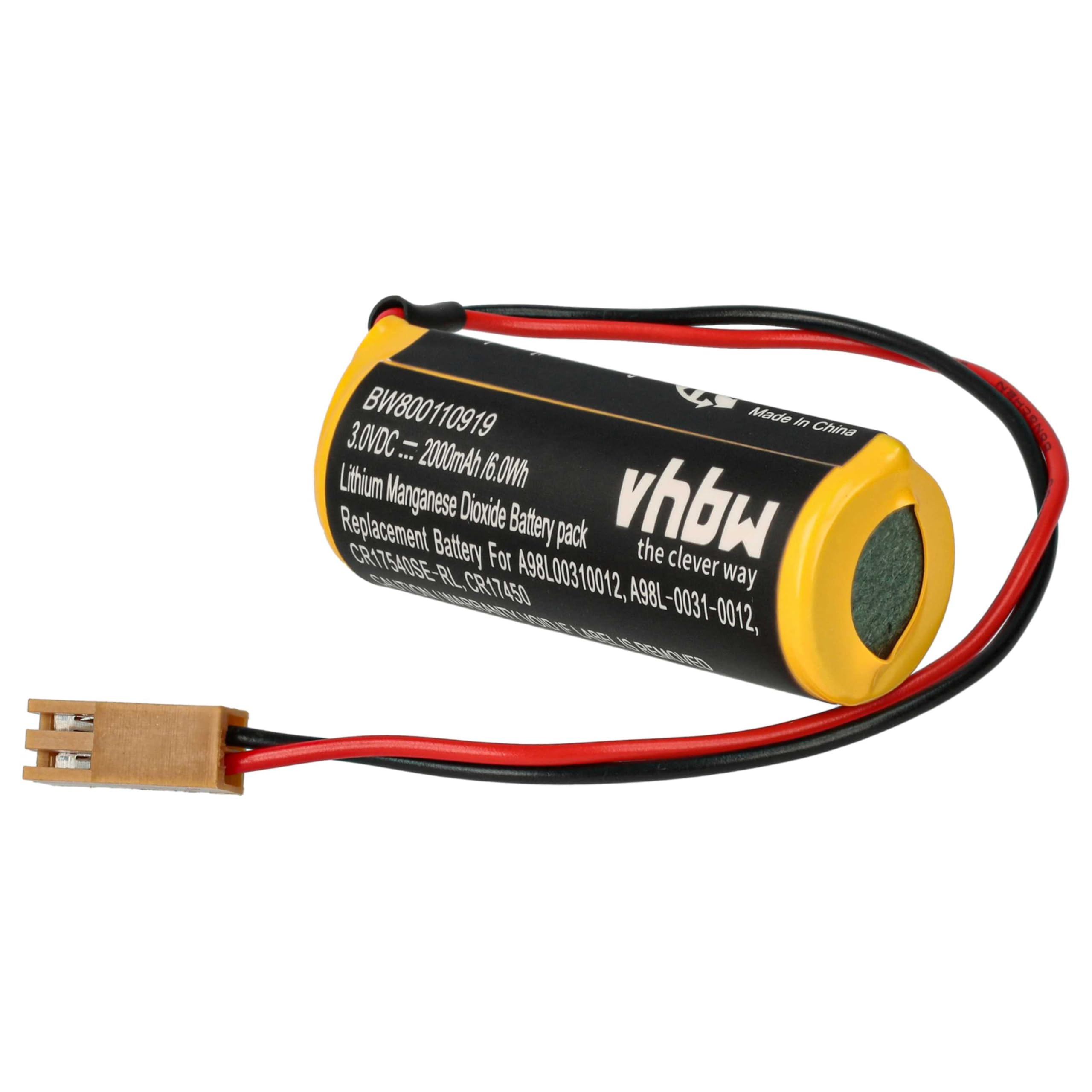 vhbw 5X batería Compatible con Le Blond 77 CNC Router programmable Logic Controller Controlador de periférico (2000 mAh, 3 V, Li-MnO2)