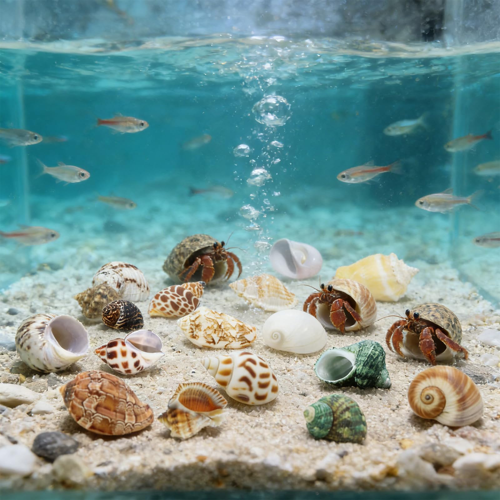 12 Pièces Coquillages Mixtes Coquillages Marins, 3-9 CM Deco Aquarium, Naturels Coquille Saint Jacques Vide, Pas Perforé Coquillage Decoration pour Sac de Fête DIY Lampe Coquillage Paillettes