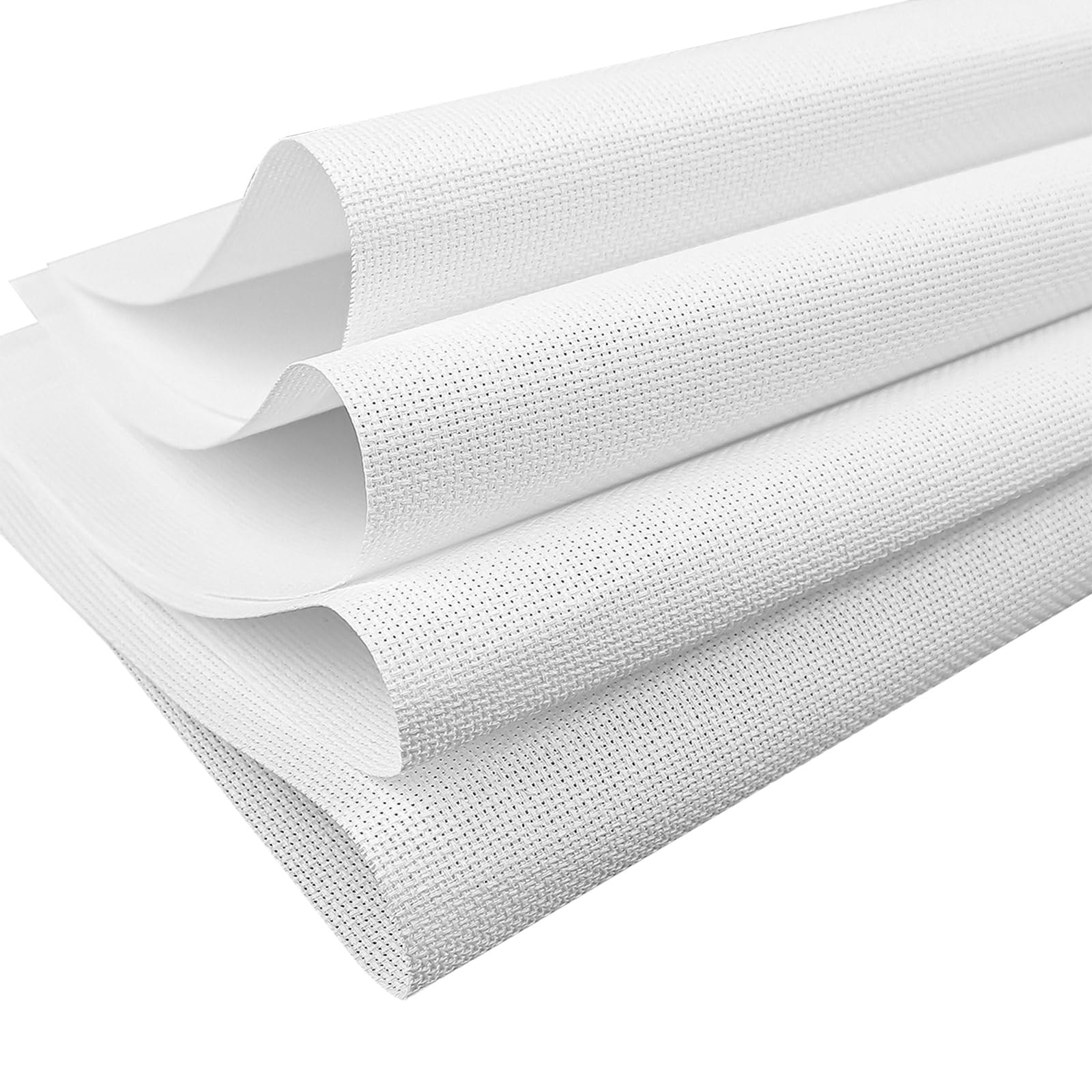 14 Count Aida Cloth, 150 x100cm Cross Stitch Fabric Classic Reserve Aida Fabric White Embroidery Cloth for Cross Stitch Handmade Needlework DIY Handicrafts