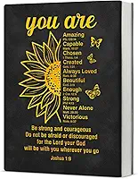 Diário de flores inspirador presentes de formatura para mulheres e homens, cadernos bíblicos religiosos, presentes motivacionais para estudantes de graduação, colegas de trabalho, amigos, homens