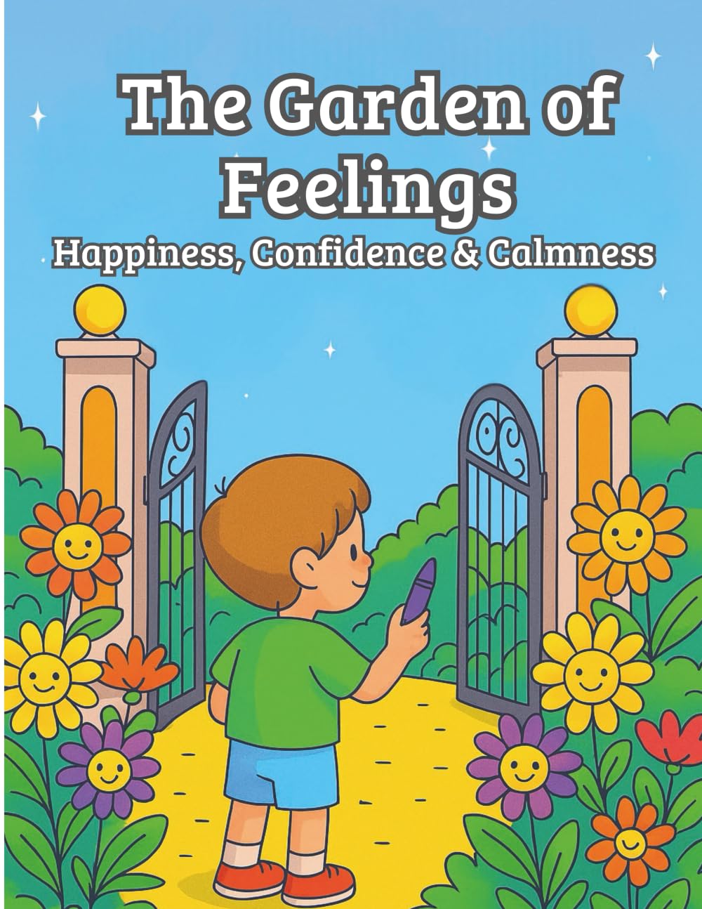 The Garden of Feelings : Happiness, Confidence and Calmness, Coloring Booking for all Ages