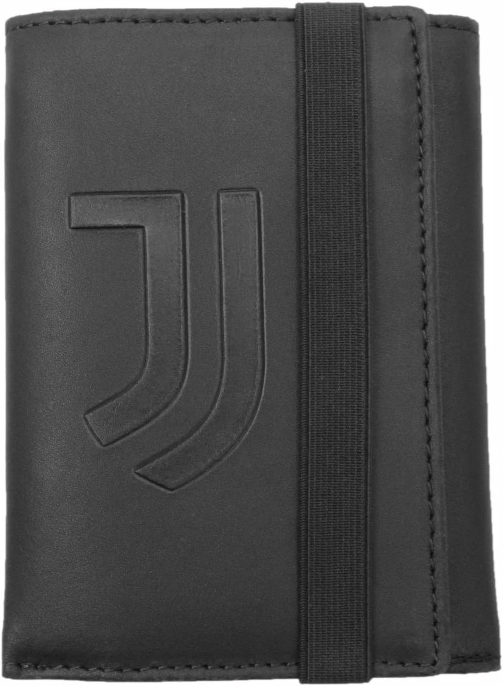 No Gender Leather Pocket Wallet, Black, Small