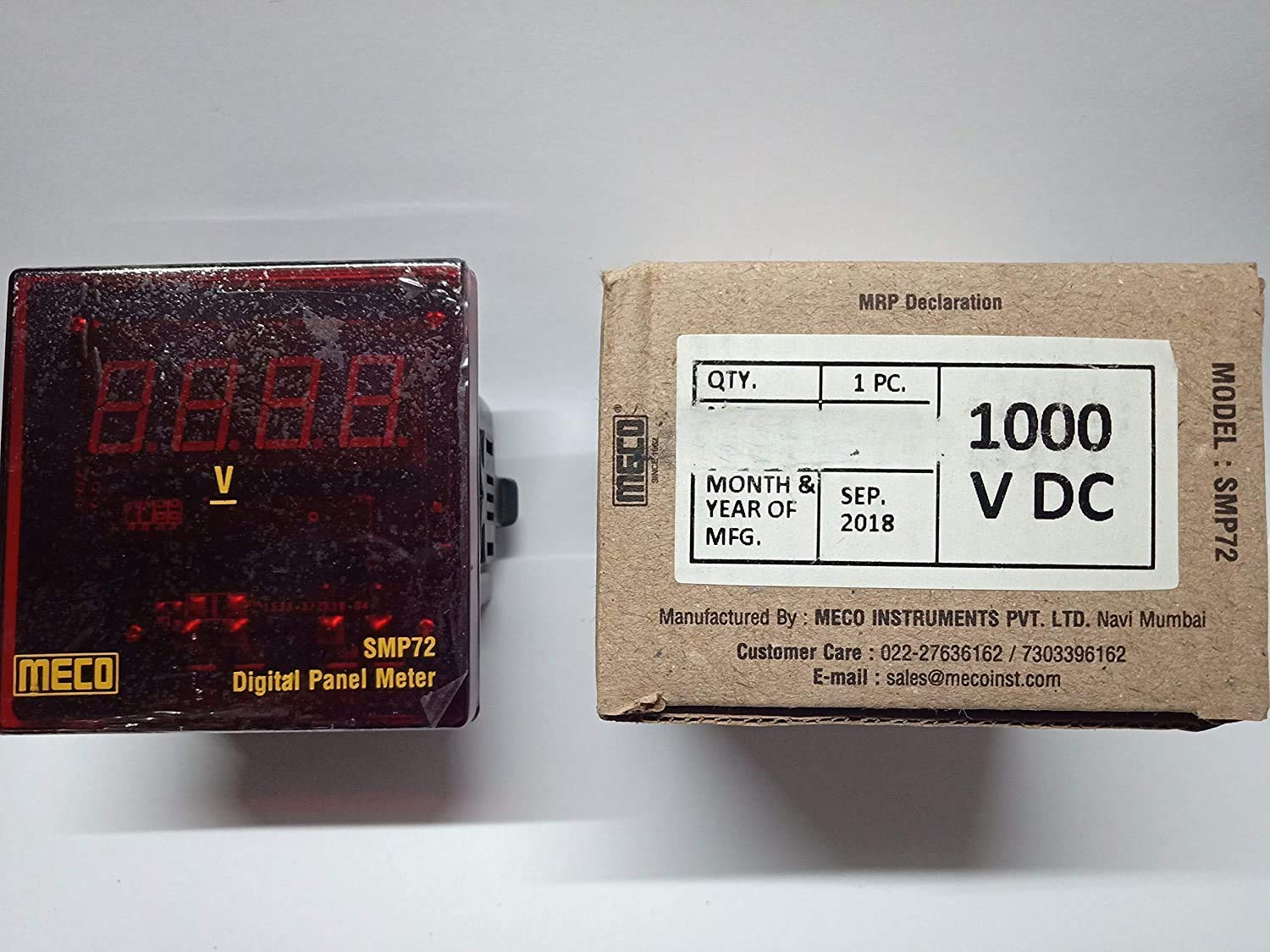 Meco 4 digit Programmable Panel Meter 0-1000V Model SMP72-DC (B08KS2M3W3) Amazon Price History, Amazon Price Tracker