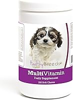 Vista 10 de Healthy Breeds Bulldog Multivitamínico Masticable Suave para Perros 180 Recuento